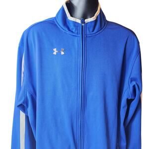 Under Armour ColdGear Zip Jacket XL Track WarmUp Athletic Running Gym Activewear